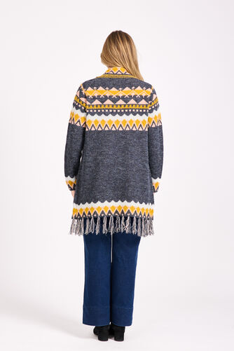 Mudflower – Fringed Aztec Cardigan